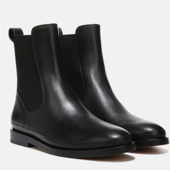 Vince Cecyl Black Women's Chelsea Leather Boot Women's size 9 - Picture 1 of 8